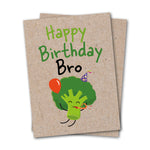 Load image into Gallery viewer, Happy Birthday Bro - Eco Kraft Greeting Card
