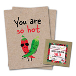 Load image into Gallery viewer, You Are So hot - Eco Kraft Greeting Card
