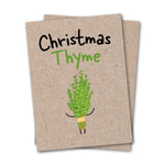 Load image into Gallery viewer, Christmas Thyme - Eco Kraft Greeting Card
