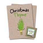 Load image into Gallery viewer, Christmas Thyme - Eco Kraft Greeting Card
